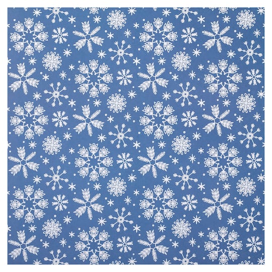 Snowflakes Double-Sided Cardstock Paper by Recollections™, 12" x 12"